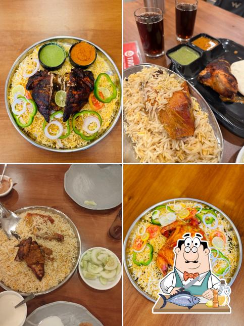 Grilled salmon at Tamam kuzhimandi