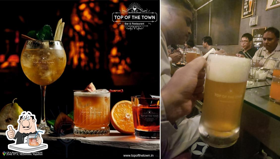 Try a drink from the menu