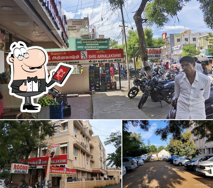 The exterior of HOTEL SHRI ANNALAKSHMI