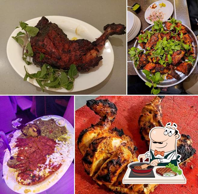 Pick meat dishes at New Heros Restaurant