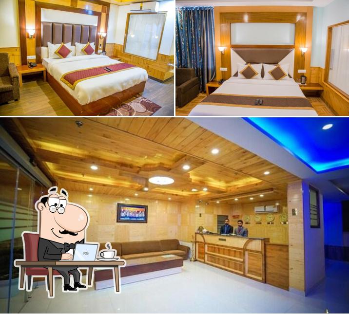 The interior of Blossom Hill Retreat Manali
