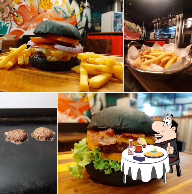 Bulldog food burger