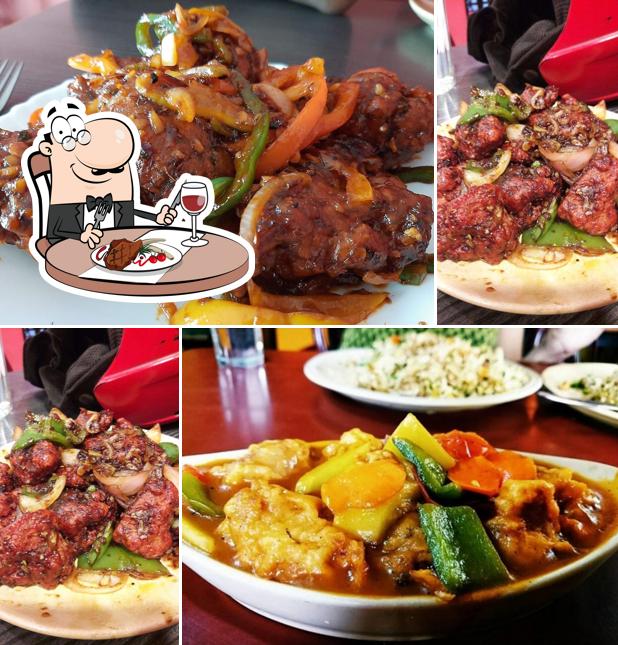 Gourmet Hut offers meat dishes