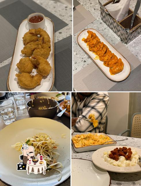 Food at Pepper Shack Restaurant