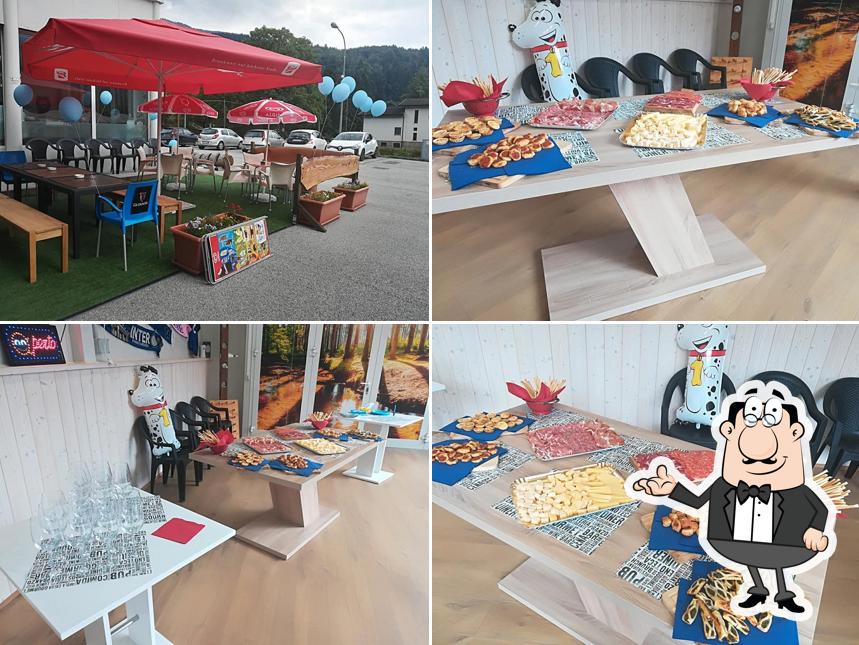 Gli interni di Distri&Bar