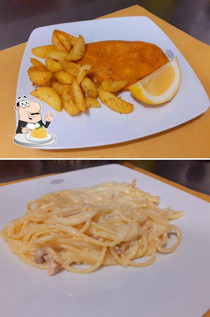 Spaghetti alla carbonara al Bar Paradise Caffè