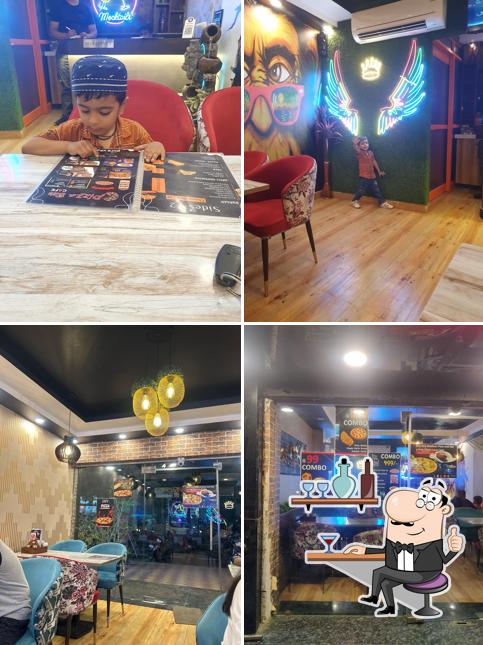 The interior of The Pizza Bite Cafe