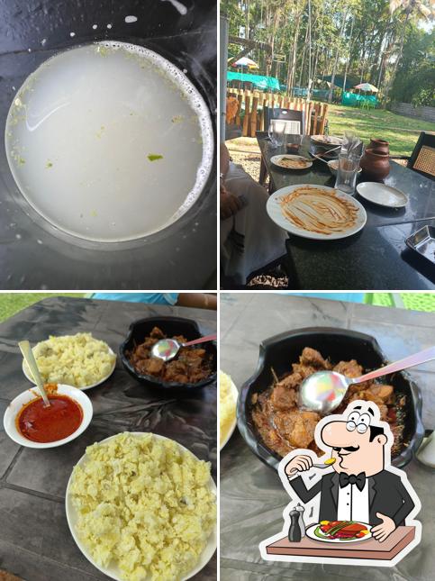 Food at Chef Nalan and Mookkans Tropical Toddy Lounge