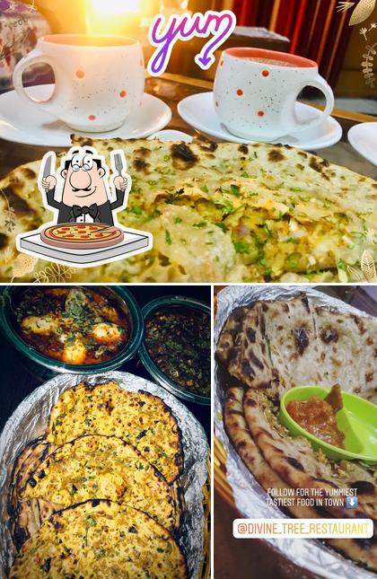 Try out pizza at DIVINE TREE