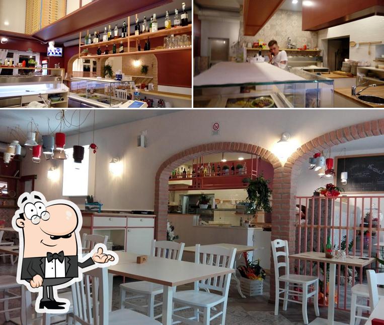 Gli interni di Il Pianeta della Pizza
