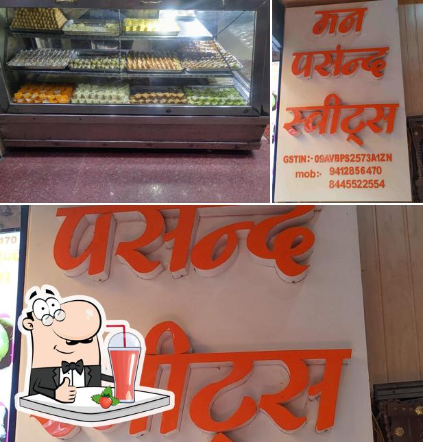 Enjoy a drink at MANPASAND SWEET