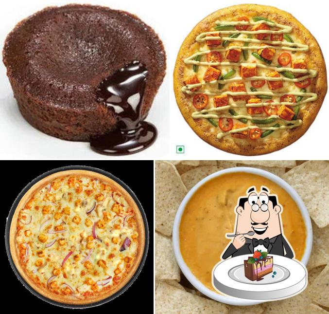 Chocolate cake at Pizza Baker's
