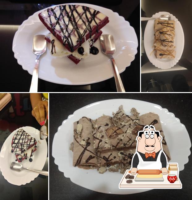 IFruit Kottayam serves a range of sweet dishes