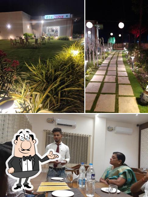 The interior of Hotel Utsav
