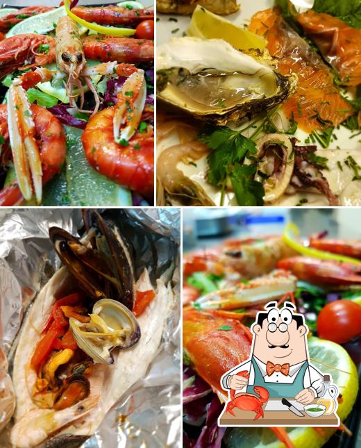 Prenditi tra i molti piatti di mare disponibili a La Rotonda