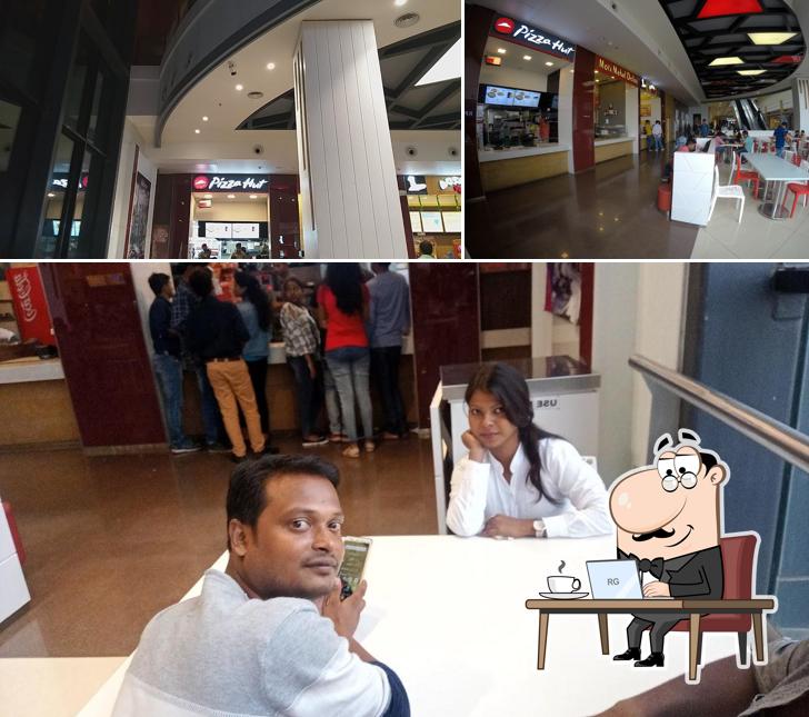Check out how Pizza Hut Nucleus Mall Circular Road, Ranchi looks inside