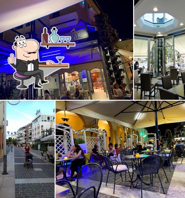 Gli interni di Caffè Casara