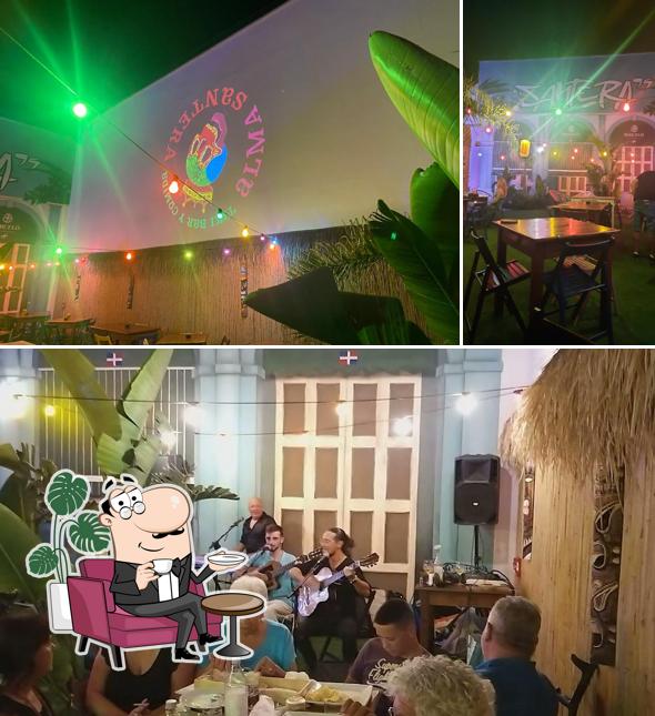 Gli interni di Alma Santera