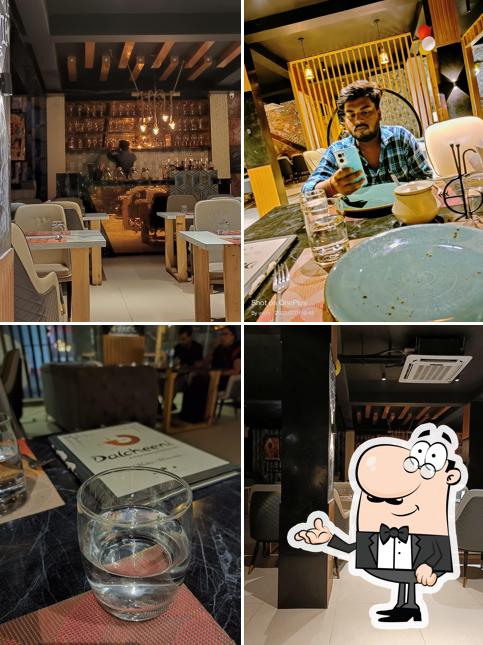 The interior of Dalchini cafe and dining
