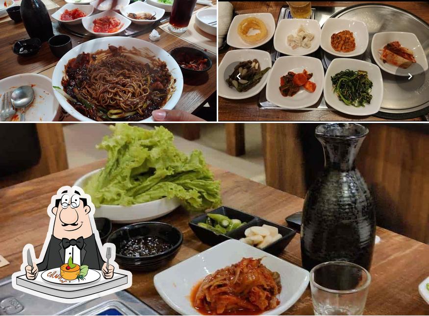 Food at Jang Won Korean And Japanese Barbecue Restaurant