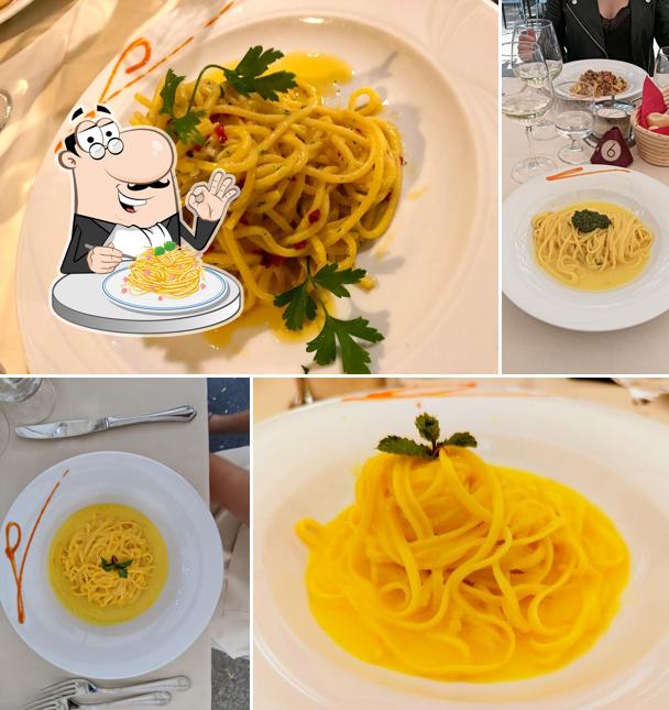Spaghetti alla carbonara al L'osto Del Borgh Vej