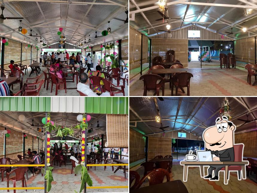 The interior of MALAR DHABA AND FAMILY RESTAURANT