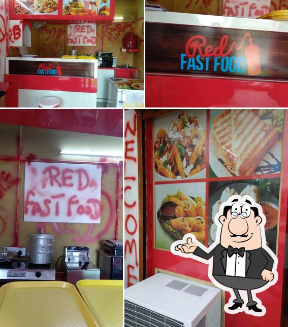 The interior of Red Fast Food