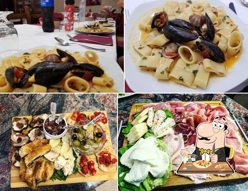 Cibo al Ristorante Pizzeria Il Leone Rosso