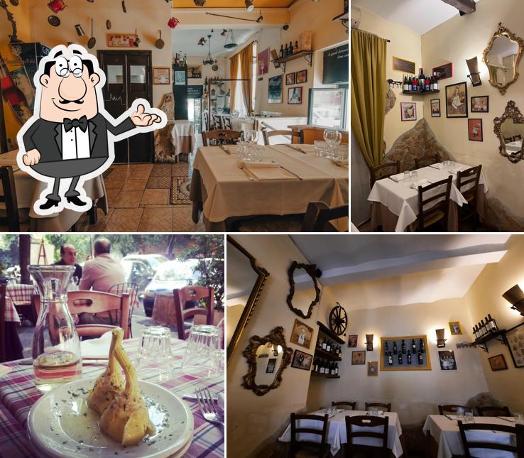Gli interni di Taverna dei migliori