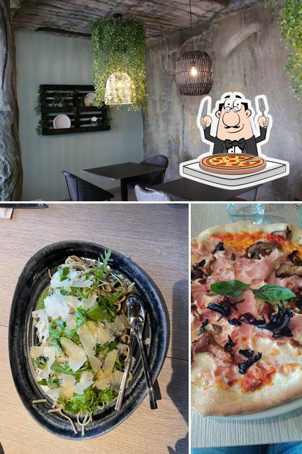 Scegli una pizza a The Garden Restaurant