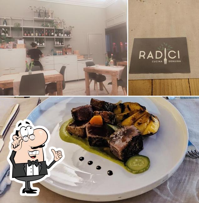Dai un'occhiata agli interni di Radici Cucina Genuina