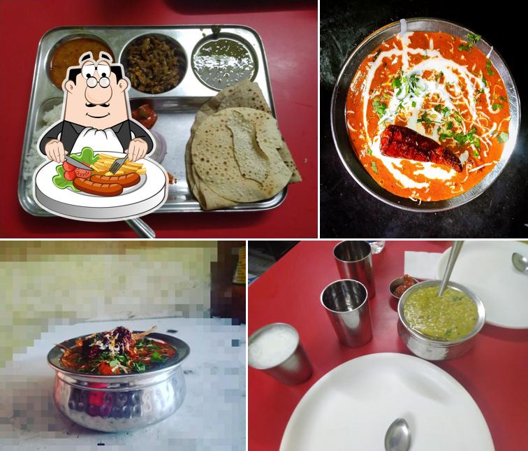 Food at Balaji Pure Veg Restaurant And lodging
