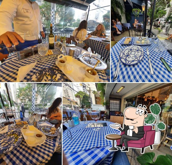 O interior do Tuga Restaurante