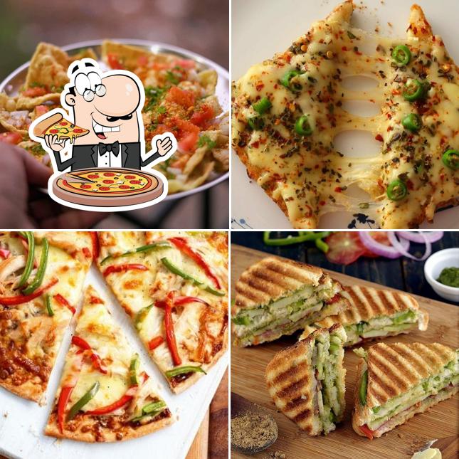 Order pizza at Food Junction