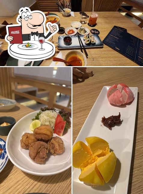 Take a look at the picture showing food and interior at MIRAI Japanese and Korean Dining