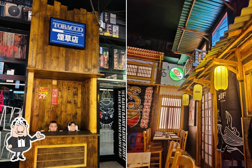 Gli interni di Ramen Shifu Lambrate