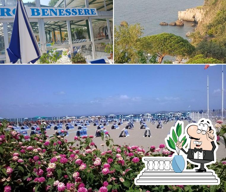 Goditi la vista dagli esterni di Bagno San Pietro Ischia