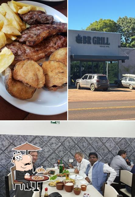 O exterior do Br Grill Restaurante