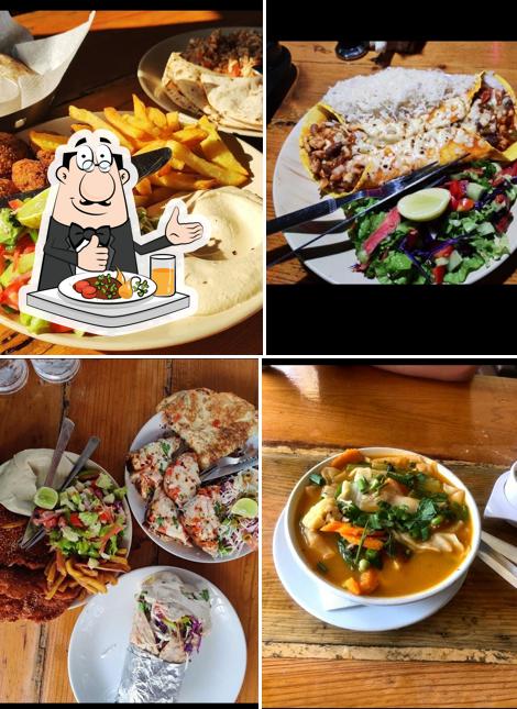 Food at Chilly Beans Cafe