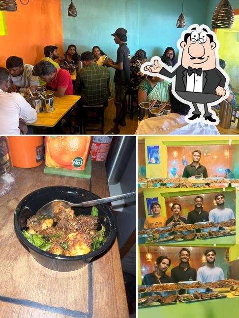 This is the picture depicting interior and beverage at Pattinapakkam kadal virunthu