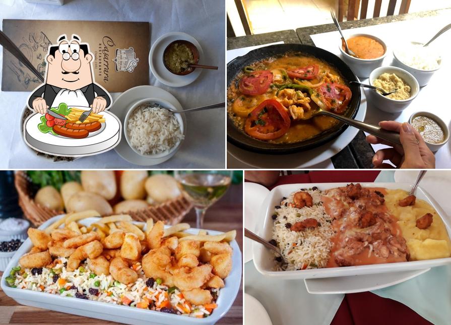 Comida em Restaurante Casarrara