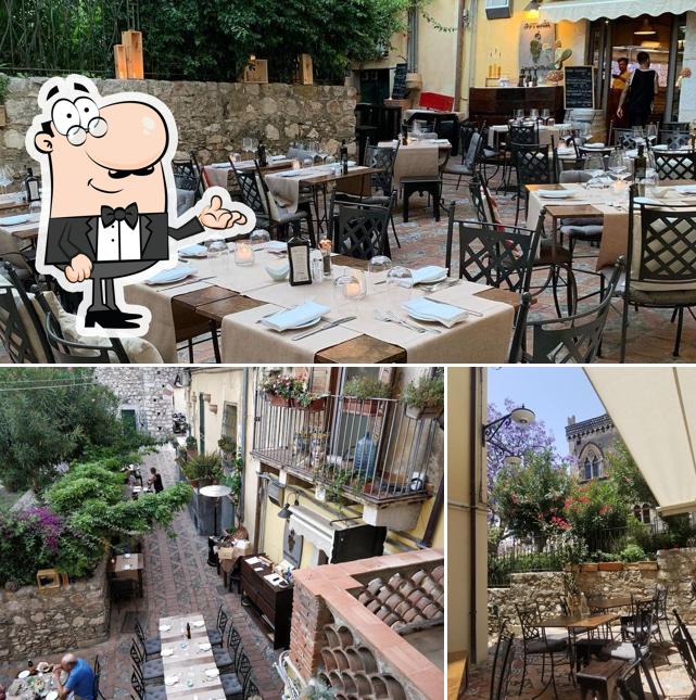 Dai un'occhiata agli interni di Osteria Rosso Divino