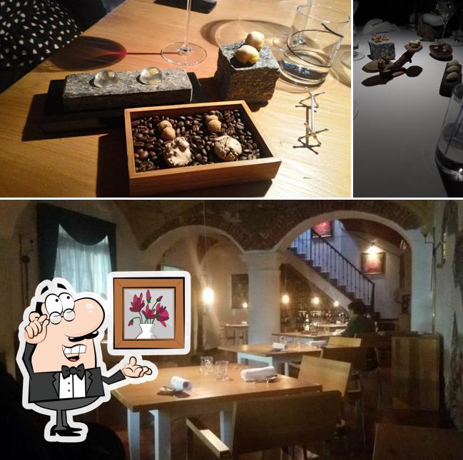 Gli interni di Trattoria Zappatori