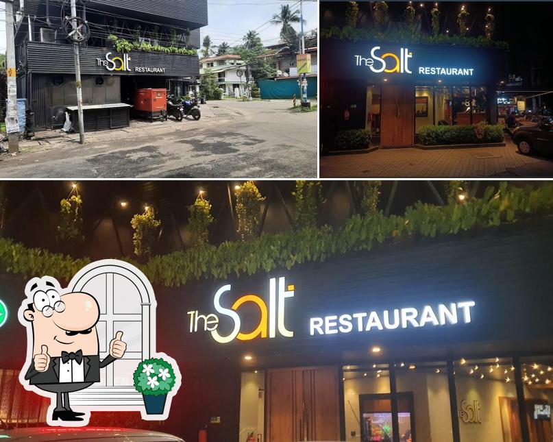 The outside area is an important feature of The Salt Restaurant Panampilly Nagar