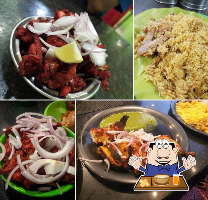 Food at A.M briyani