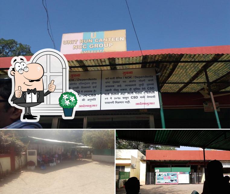 Check out how NCC Canteen Amravati looks outside