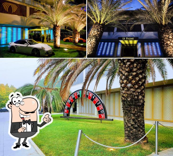 Goditi la vista dall'area esterna di Casinò Le Palme