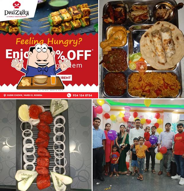 Food at Desi Zaika