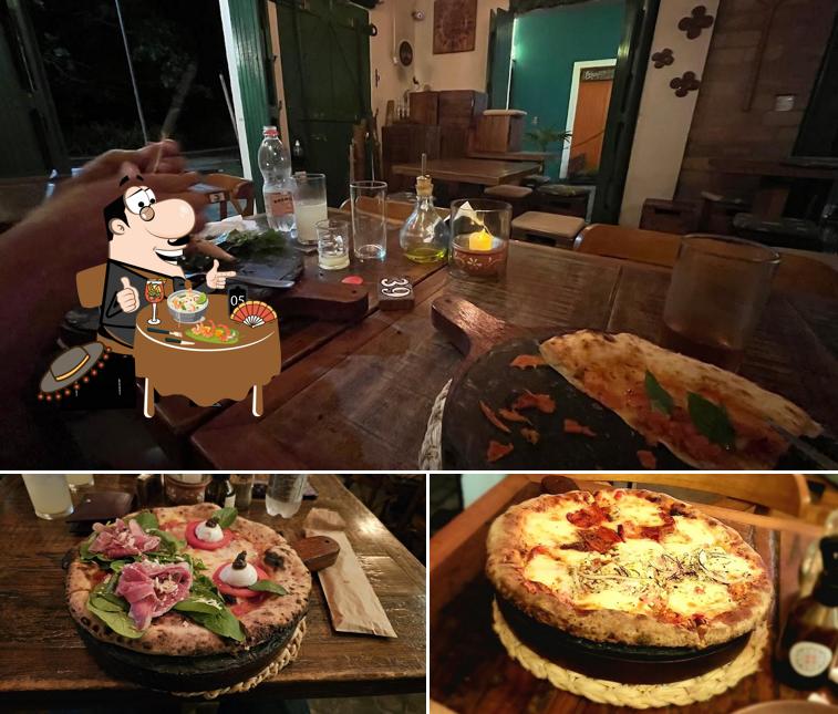 Comida em Forno e Flora Pizzaria de Fermentação Natural