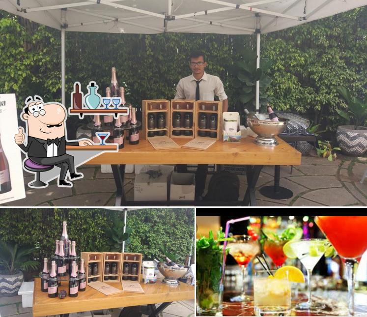 Among various things one can find interior and food at Bartenders - Bartending Service - Bar Setup